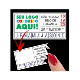 Lacre de Segurança Adesivo Casca de Ovo